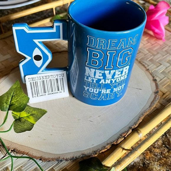 MONSTERS UNIVERSITY LIMITED EDITION 3D BLUE MUG VHTF RARE! DISNEY PIXAR HTF - Picture 9 of 12